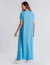 Vestido Paolla azul claro - FRIGA 