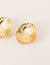 Brinco Redondo Texturizado Dourado - comprar online