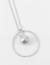 Colar Esfera e Aro Prata - comprar online