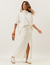 Saia Midi Valença Off White - FRIGA 