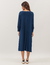 VESTIDO MIDI MILÃO MARINHO - FRIGA 