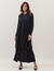 Conjunto Vestido Naomi Preto com Cardigan Preto - comprar online