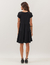 VESTIDO CURTO MANUELA PRETO - FRIGA 