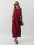 VESTIDO LONGO CLARA BORDÔ - FRIGA 