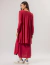 Vestido Luciana Bordo com Cardigan Bordo na internet