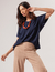 Conjunto Blusa Maria Azul e Calça Barbara Pantalona Bege - comprar online