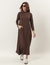 Vestido Fatima Marrom