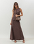 Colete Melanie Marrom - loja online