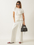 Conjunto Blusa Haia e Calça Panama Off White