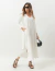 Conjunto Sophie Off White - Vestido e Cardigan - FRIGA 