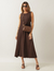 Vestido Naomi Marrom
