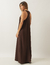 Vestido Nadador Santorini Marrom - FRIGA 