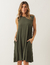 Vestido Liz Verde Militar - comprar online
