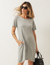 VESTIDO CURTO COM BOLSO MESCLA - comprar online