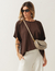 Blusa Elisa Marrom em moletinho