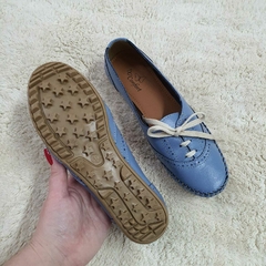 Oxford em couro azul bb - comprar online