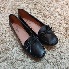 Mocassim em couro preto - comprar online