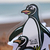 Sticker Clear Pingüinos en internet