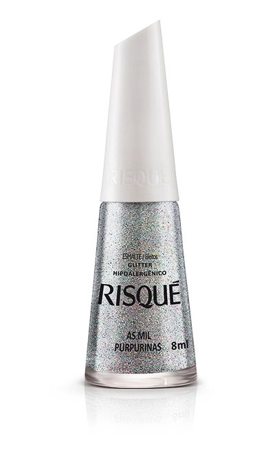 Esmalte Risque As Mil Purpurinas 8ml