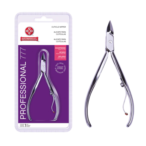 Alicate de Cutícula 777 Professional Aço Inox Mundial