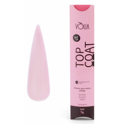 Sachê Top Coat Pink Vòlia 9g