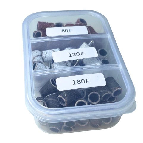 Mix Refil de Mandril (80#, 120# e 180#) + Broca para Refil Dafu