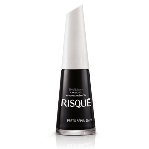 Esmalte Risqué Preto Sépia 8ml