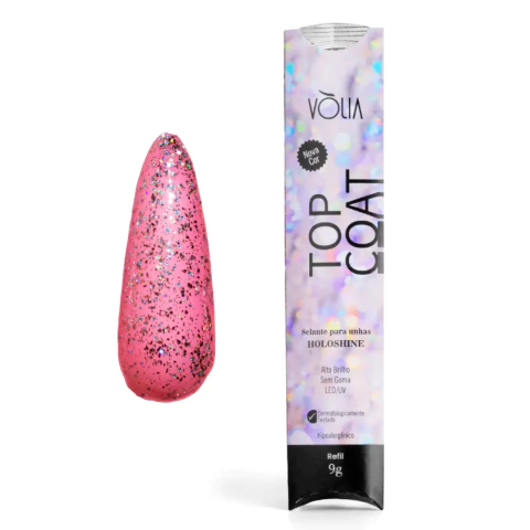 Sachê Top Coat Holoshine Vòlia 9g