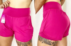 short duplo fitness - Várias cores na internet