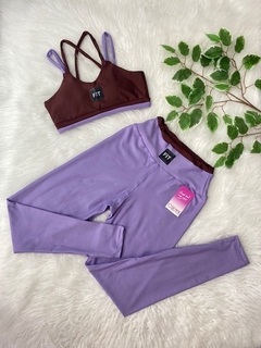 Conjunto legging Bicolor Fit - loja online