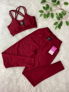 Conjunto Legging Liso Fit - SE AME MODA FITNESS