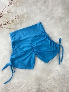 short corda lateral empina bumbum liso - Várias cores - loja online