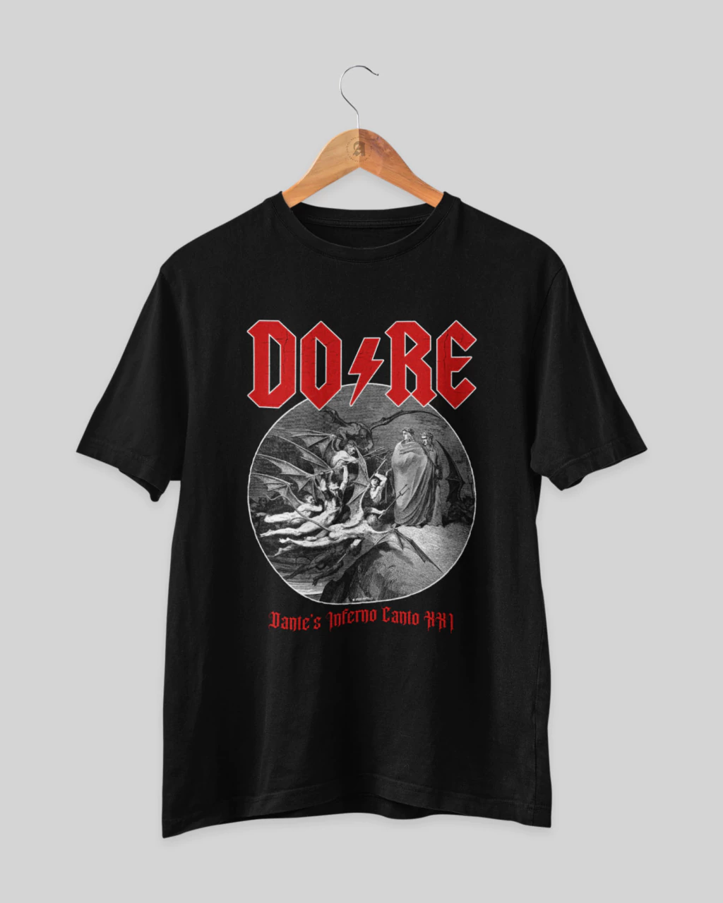 Camiseta "Inferno de Dante, Canto 21" | Gustave Doré (AC/DC)