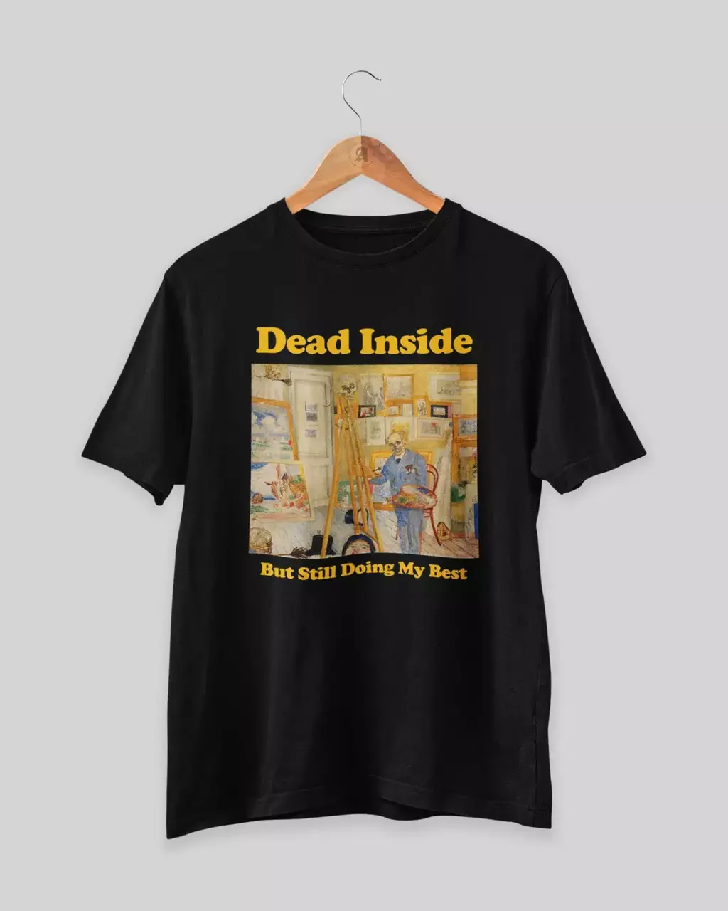 Camiseta "Dead Inside" James Ensor (The Skeleton Painter - 1896)