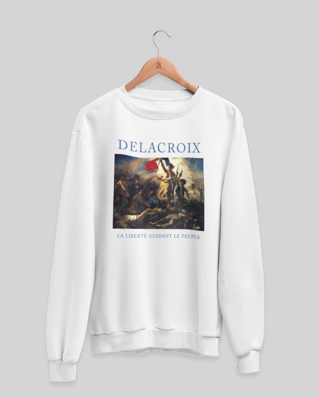Moletom A liberdade guiando o povo - Eugene Delacroix