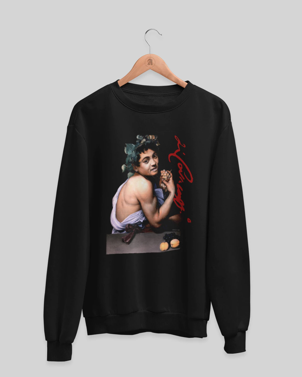 Moletom flanelado Caravaggio Pequeno Baco Doente (Young Sick Bacchus)
