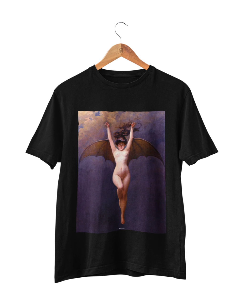 Camiseta La Femme Chauve-Souris - 1890 (The Bat-Woman) | Albert Joseph Penot