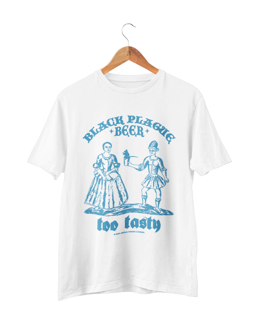 Camiseta Black Plague Beer ( Too tasty!)