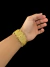 PROMOÇÃO BRACELETES DUBAI PERSONALIZADO 35 MILÍMETROS - BANHADO A OURO 18K na internet