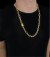 CORDÃO cartier CADEADO ALONGADO 12MM - BANHADO A OURO 18k - comprar online