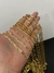 KIT LOTE 10 CORDÕES CARTIER 7MM BANHADO OURO na internet