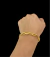 PULSEIRA CADEADO ALONGADO 7MM- BANHADO A OURO 18k
