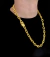 CORDÃO CADEADO 14MM- BANHADO A OURO 18K - comprar online