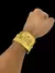 BRACELETE PERSONALIZADO 35 MILÍMETROS SANTA CEIA NA MOEDA ANTIGA (SEM BANHO)