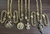 Imagem do LOTE 4 CORDÕES 4 PULSEIRAS 4 PINGENTES FRISO TRIPLO 13MM FECHO ESPECIAL - BANHADO A OURO