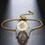 PULSEIRA LUXO FEMININA BANHADA A OURO 18K