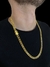 CORDÃO GRUMET 10MM- BANHADO A OURO 18K - comprar online