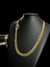 Imagem do CORDÃO + PULSEIRA ELO AMERICANO 10MM - BANHADO OURO 18K - 627 /