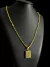CORDÃO CADEADO 4MM + PINGENTE BANHADO A OURO 18K