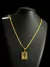 CORDÃO GRUMT 5MM + PINGENTE - BANHADO A OURO 18K - comprar online